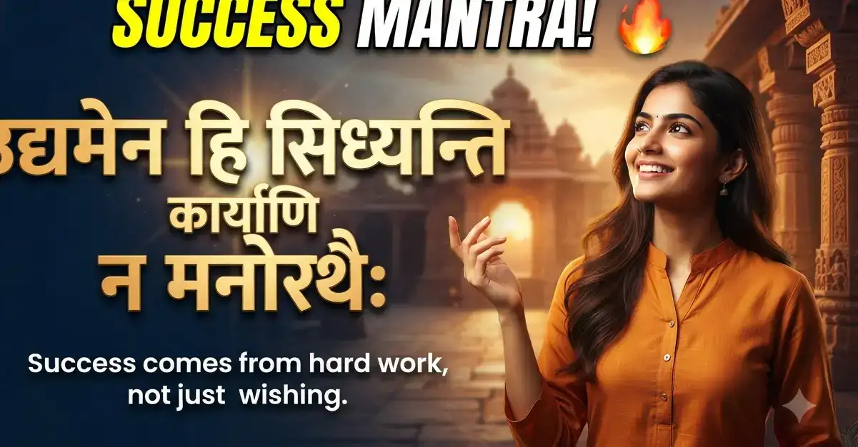 Sanskrit Shlokas for Success